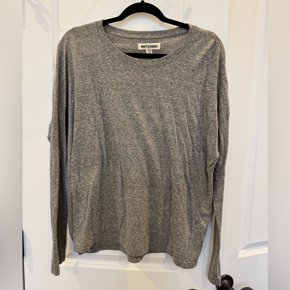 Rivet & Thread Grey Long Sleeve Top